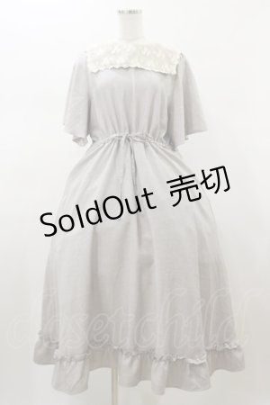 画像: m petit by misako / TT*AOKレースセーラーワンピース LL グレー H-26-01-17-071-LO-OP-NS-ZH