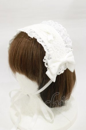 画像: BABY,THE STARS SHINE BRIGHT / ハートレースのヘッドドレス  オフ白 H-26-01-17-009-BA-AC-NS-ZH