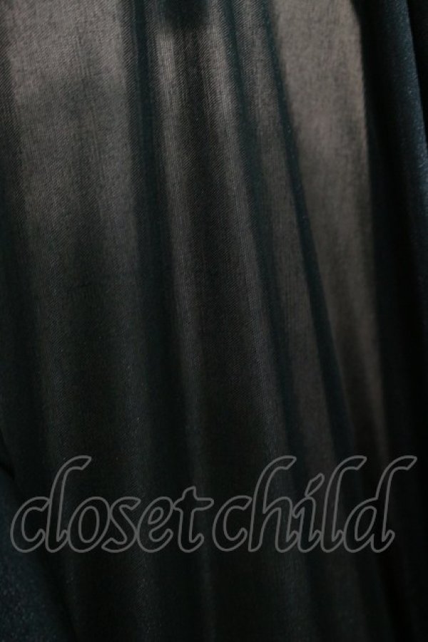 画像3: axes femme POETIQUE / レース襟ベロアワンピ M グリーン H-26-01-17-077-AX-OP-NS-ZH (3)