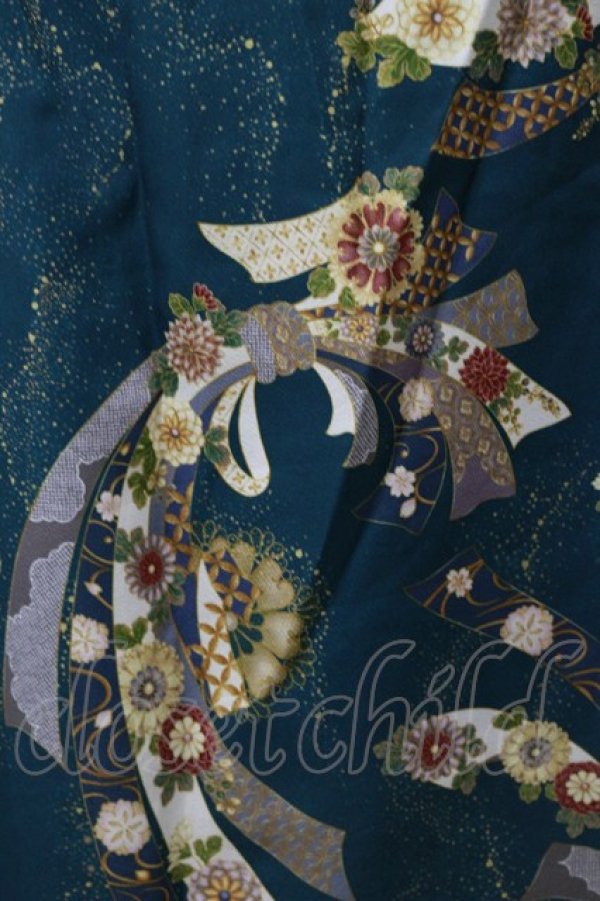 画像3: axes femme / 燦爛柄ワンピース Free グリーン H-26-01-17-078-AX-OP-NS-ZH (3)