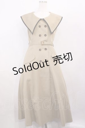 画像: an another angelus / ビッグカラートレンチジレワンピース Free BEIGE H-26-01-17-1001-CA-OP-NS-ZH