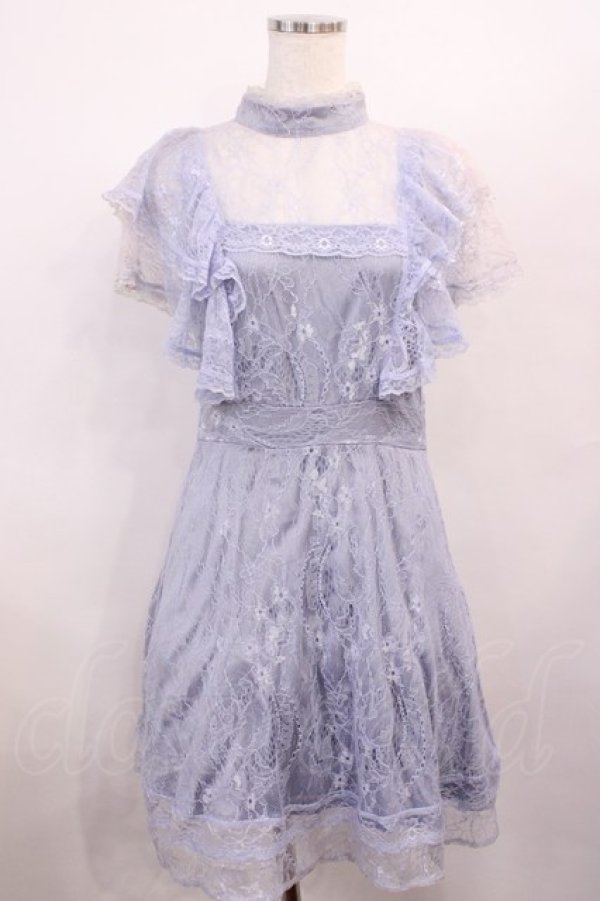 画像1: Bubbles / レースワンピース Free ブルー H-26-01-17-1012-CA-OP-NS-ZH (1)