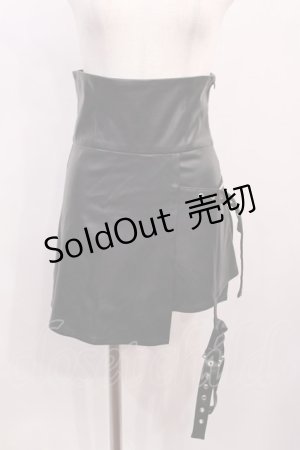 画像: Melt the lady / レッグベルトレザーパンツ S ブラック H-26-01-17-1016-PU-PA-NS-ZH