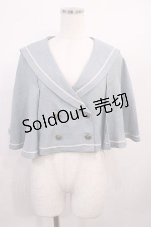 画像: Kurumi Collaboration / マリンアカデミアケープ M ブルー H-26-01-17-1026-LO-JA-NS-ZH