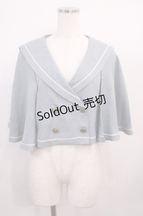 画像1: Kurumi Collaboration / マリンアカデミアケープ M ブルー H-26-01-17-1026-LO-JA-NS-ZH (1)