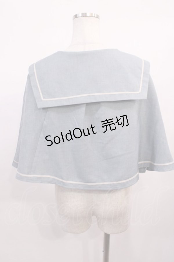 画像2: Kurumi Collaboration / マリンアカデミアケープ M ブルー H-26-01-17-1026-LO-JA-NS-ZH (2)