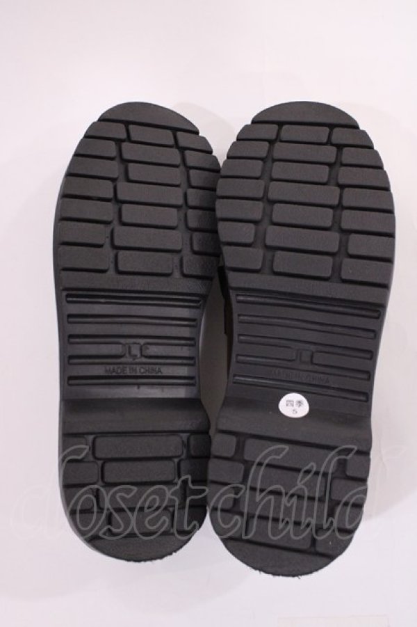 画像4: m petit by misako / AMリボンフリルローファー L ブラウン H-26-01-17-1043-LO-SH-NS-ZH (4)