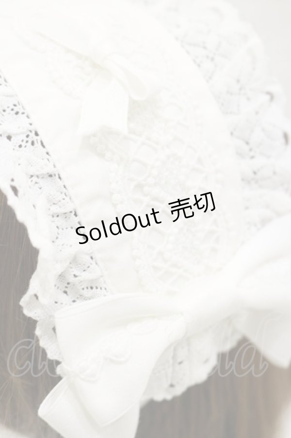 画像2: BABY,THE STARS SHINE BRIGHT / ハートレースのヘッドドレス  オフ白 H-26-01-17-009-BA-AC-NS-ZH (2)