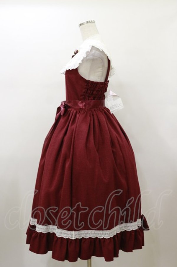 画像3: metamorphose / Priere〜星に祈りを〜ミディアムジャンパースカート サイズ1 ワイン H-26-01-17-086-ME-OP-NS-ZH (3)