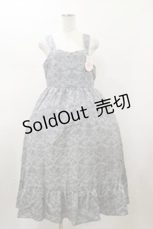 画像: m petit by misako / MSKトワルドジュイジャンパースカート LL グレー H-26-01-17-087-LO-SK-NS-ZH