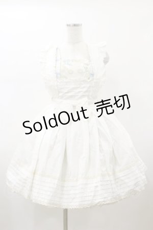 画像: Dark Star Island（海外ロリータブランド） / リボンベアジャンパースカート M オフ H-26-01-17-088-LO-OP-NS-ZH