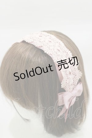 画像: m petit by misako / TT*AMレースカチューシャ  ピンク H-26-01-17-011-LO-AC-NS-ZH