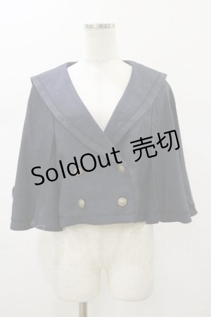 画像: Kurumi Collaboration / マリンアカデミアケープ L ネイビー H-26-01-17-020-LO-JA-NS-ZH