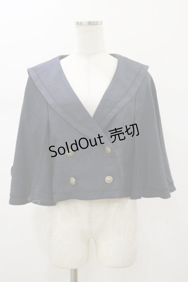 画像1: Kurumi Collaboration / マリンアカデミアケープ L ネイビー H-26-01-17-020-LO-JA-NS-ZH (1)