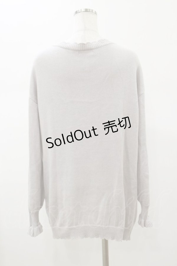 画像2: Amavel / ハートケーブルロングカーディガン Free グレー H-26-01-17-023-CA-TO-NS-ZH (2)