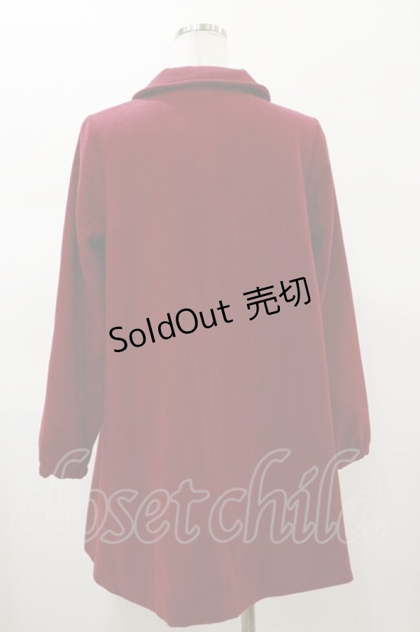 画像2: Fi.n.t / シングルボタンコート Free RED H-26-01-17-024-CA-CO-NS-ZH (2)