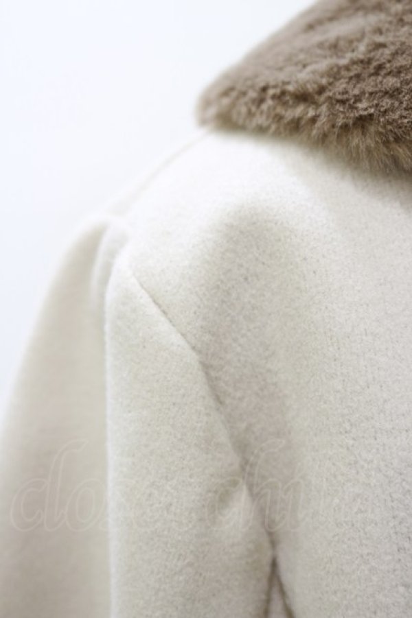 画像3: m petit by misako / AM*セーラーショートコート M ベージュ H-26-01-17-025-LO-CO-NS-ZH (3)