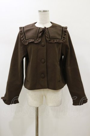 画像: m petit by misako / AM*セーラーショートコート M ブラウン H-26-01-17-026-LO-CO-NS-ZH