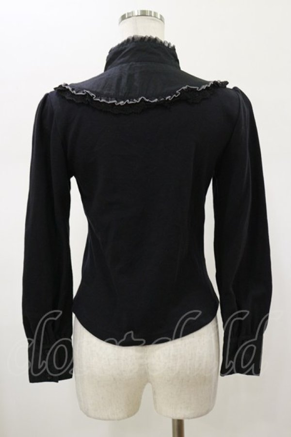 画像2: ALICE and the PIRATES / 立衿ヨークプルオーバー Free ブラック H-26-01-17-031-PA-TO-NS-ZH (2)