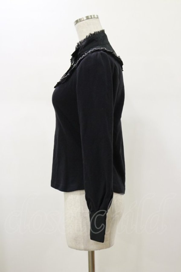 画像3: ALICE and the PIRATES / 立衿ヨークプルオーバー Free ブラック H-26-01-17-031-PA-TO-NS-ZH (3)