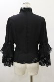 画像2: Innocent World / オーガンジー姫袖ドールブラウス M ブラック H-26-01-17-034-IW-BL-NS-ZH (2)