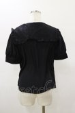 画像2: Ank Rouge / レースセーラーカラーブラウス M ブラック H-26-01-17-036-CA-BL-NS-ZH (2)
