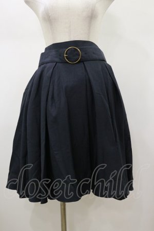 画像: Kurumi Collaboration / フレアマリンアカデミアスカート 3L ネイビー H-26-01-17-041-LO-SK-NS-ZH