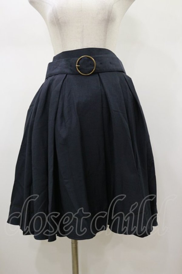 画像1: Kurumi Collaboration / フレアマリンアカデミアスカート 3L ネイビー H-26-01-17-041-LO-SK-NS-ZH (1)
