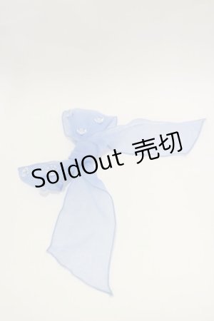 画像: Angelic Pretty / ガラスの人形ブラウスのリボンブローチ  サックス H-26-01-18-007-AP-ZA-NS-ZH