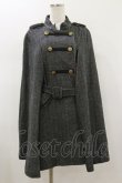 画像1: axes femme / ナポレオンマント風コート M グレー H-26-01-18-043-AX-CO-NS-ZH (1)