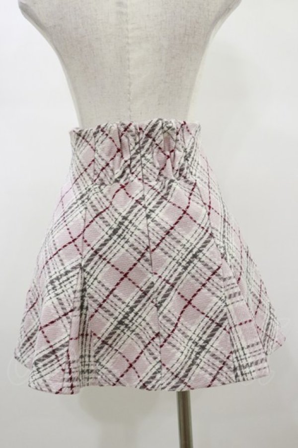 画像2: evelyn / オリジナルチェックベルトスカート Free ピンク H-26-01-18-048-LO-SK-NS-ZH (2)