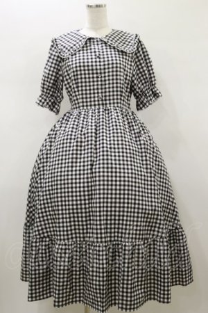 画像: m petit by misako / AOKデシンギンガムOP M ブラック H-26-01-18-061-LO-OP-NS-ZH