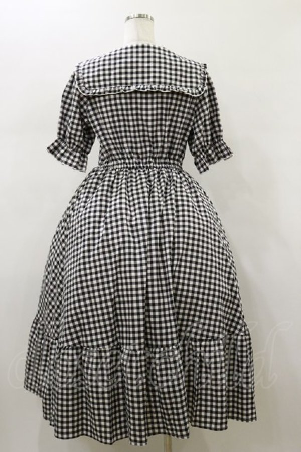 画像2: m petit by misako / AOKデシンギンガムOP M ブラック H-26-01-18-061-LO-OP-NS-ZH (2)