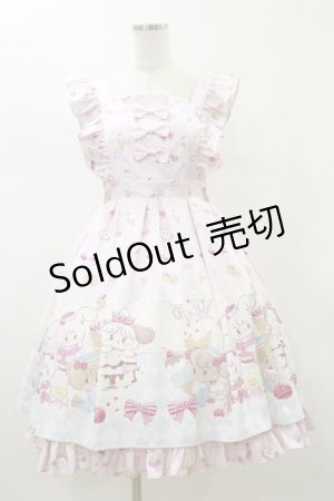 画像: axes femme Kawaii / mikko illustration × axes femme Kawaii ダイナーカフェジャンスカ M ピンク H-26-01-18-063-AX-OP-NS-ZH