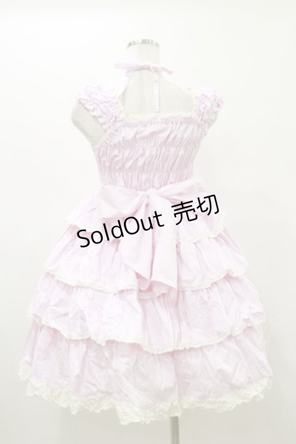 画像2: BABY,THE STARS SHINE BRIGHT / リボンミルキーシュガージャンパースカート Free ピンク H-26-01-18-071-BA-OP-NS-ZH (2)