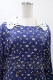 画像4: Jane Marple / Tumbling Diceのグースカラードレス - 紺 H-26-01-18-1024-JM-OP-KB-ZH (4)