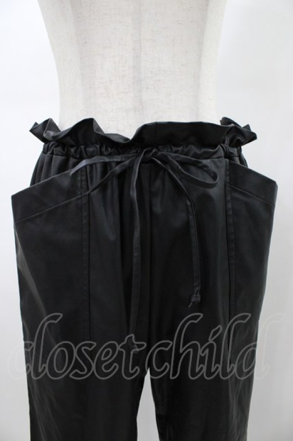 画像4: Na+H / Licレザーパンツ  黒 H-26-01-18-1005-PU-PA-KB-ZH (4)