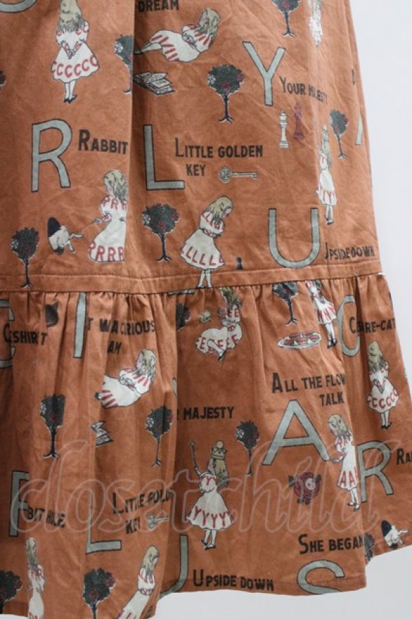 画像5: Jane Marple / The nursery Aliceギャザードレス  アプリコット H-26-01-18-1030-JM-OP-KB-ZH (5)