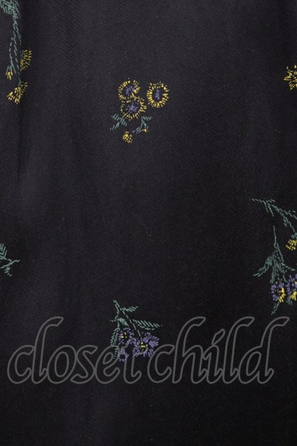 画像4: Jane Marple Dans Le Salon / Wild flowersフラッフィースカート  ネイビー H-26-01-18-1032-JM-SK-KB-ZH (4)