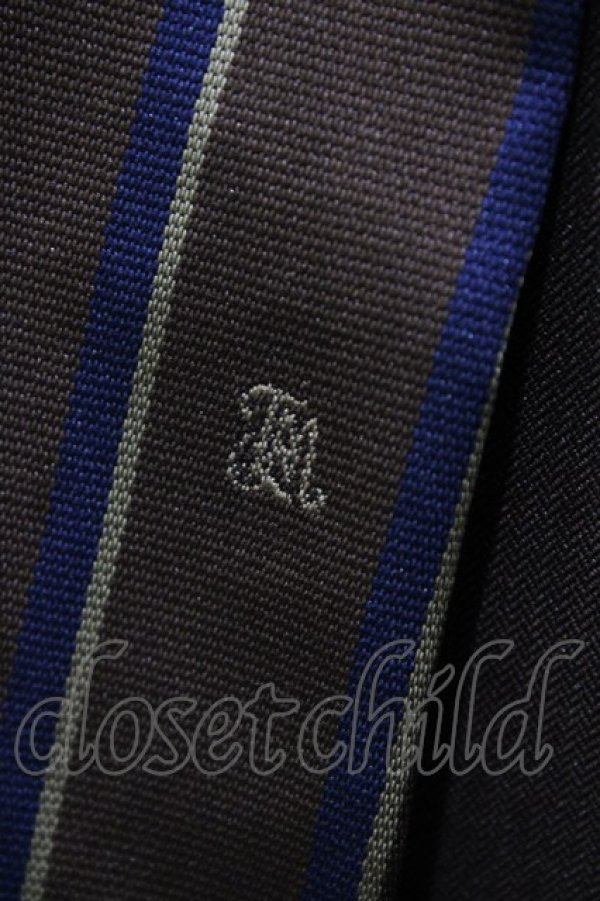 画像5: Jane Marple / Regimental stripe ribbon tie skirt  ブラウン H-26-01-18-1033-JM-SK-KB-ZH (5)