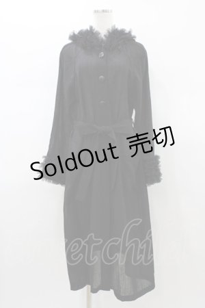 画像: Na+H / surfaceロングフリルガウン  黒 H-26-01-18-1007-PU-JA-KB-ZH