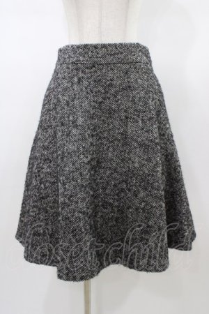 画像: Jane Marple Dans Le Salon / ヘリンボーンウールスカート  グレー H-26-01-18-1045-JM-SK-KB-ZH