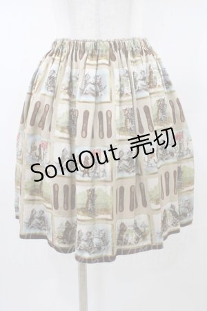 画像: Jane Marple / ラングドシャショコラのミニスカート  ライトベージュ H-26-01-18-1048-JM-SK-KB-ZH