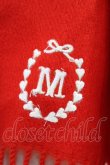 画像2: MILK / Mマフラー  レッド H-26-01-18-1001-ML-ZA-KB-ZH (2)