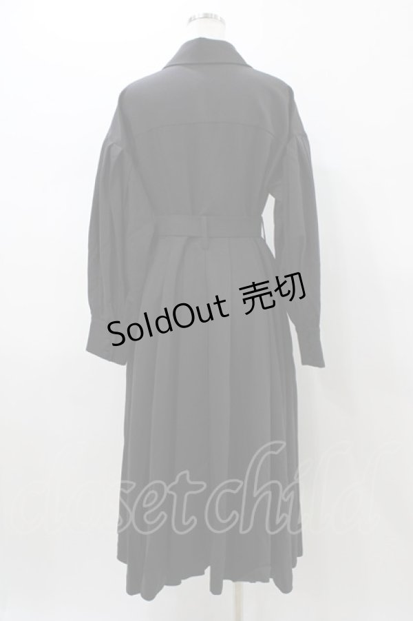 画像2: Sheglit / "Hercule"タックコート  ブラック H-26-01-18-1008-EL-CO-KB-ZH (2)