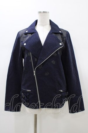 画像: MINT NeKO / ネコプリントライダース  ネイビー H-26-01-18-1060-HN-JA-KB-ZH