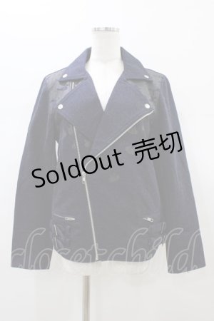 画像: MINT NeKO / ネコプリントライダース  ネイビー H-26-01-18-1060-HN-JA-KB-ZH