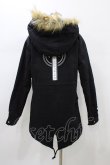 画像2: KRY CLOTHING / フェイクファーモッズコート  黒 H-26-01-18-1062-EL-CO-KB-ZH (2)