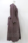 画像3: Jane Marple / アンデュラントチェックコレットドレス  マゼンタ H-26-01-18-1012-JM-OP-KB-ZH (3)