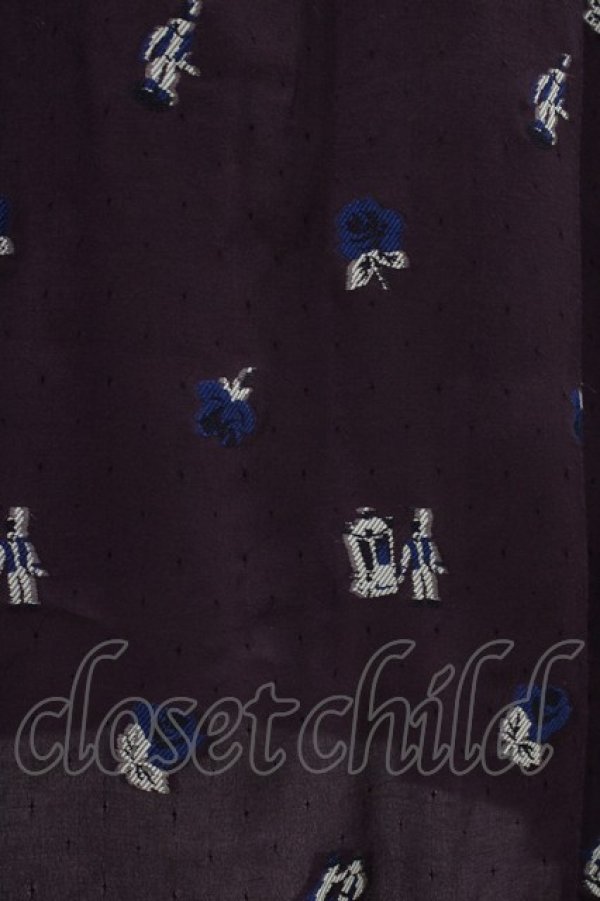 画像5: Jane Marple Dans Le Salon / Dance with rosesベルテッドドレス  ボルドー H-26-01-18-1013-JM-OP-KB-ZH (5)